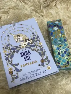 【新品】ANNA SUI FANTASIA ハンドクリーム、香水サンプル 2mL