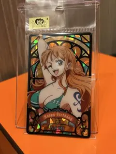 ワンピース バースデー ナミ ステンドグラス風ホログラムプレート