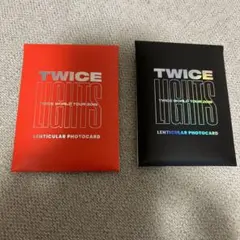 twice lights レンチキュラー　トレカセット