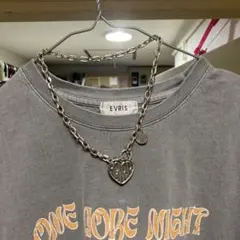 ハート型ネックレス シルバー