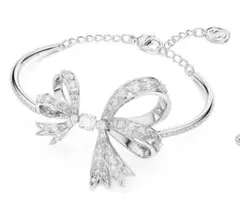 美品✨ SWAROVSKI スワロフスキー Volta リボン バングルブレス - メルカリ