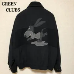 GREENCLUBS 90s ヴィンテージ ブルドッグ刺繍 中綿ブルゾン Lのサムネイル