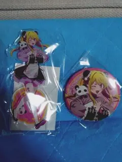 推しの子 星野ルビー ニーハオパンダ アクスタ 缶バッジ