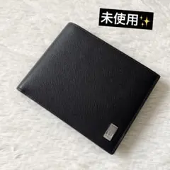 未使用✨ダンヒル サイドカー 二つ折り財布 メンズ ダークブラウン レザーのサムネイル