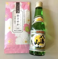 八海山　清酒300ml 丸玉園　春さやか　緑茶　セット品