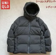 ユニクロ　シームレスダウンパーカ　黒　XL レディース