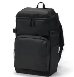 【即日発送】無印良品　肩の負担を軽くする　撥水上から開くリュックサック　ブラック