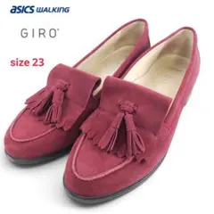 【asics WALKING GIRO】美品 タッセル ローファー ボルドーのサムネイル