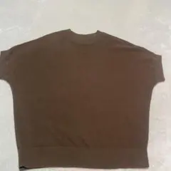無印良品　オーガニックコットン　半袖ニット