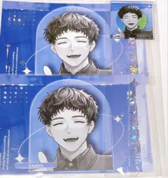 ブレマイ 神家 カラオケの鉄人 箔押しポストカード アクリマドラー