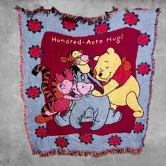 CAUU キャラ ラグ マット ブランケット プーさん ピグレット ディズニー