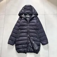 DUVETICA ネイビー ロングダウンジャケット DUVETICA デュベティカ - レディース ロング丈ダウン・中綿