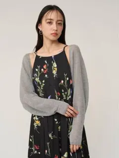 snidel シアーボレロカーディガン グレーのサムネイル