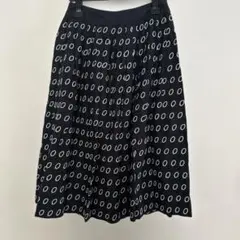 サリースコット　刺繍　スカート麻混合　Mサイズのサムネイル