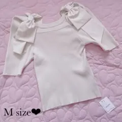 INGNI❤︎ニットトップス(ホワイト) M sizeのサムネイル