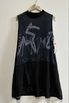 コイビトミサキ プリントデザイン 異素材切替 ワンピース