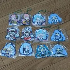【初音ミク・巡音ルカ】キーチェーン＆ラバーマスコット まとめ売り