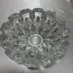 クリスタルガラス　灰皿小物入れ 16cm