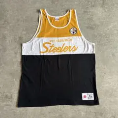 ミッチェル&ネス NFL スティーラーズ タンクトップ XL ゆるだぼのサムネイル