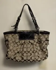 Coach トートバッグ 　　　　ベージュ/ブラウン