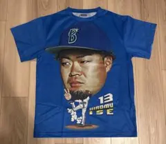 （非売品）野茂英雄がロサンゼルスドジャースにデビューした年のTシャツ ☆18☆野茂英雄ロサンゼルスドジャース当時の記念Tシャツ☆L☆訳あり