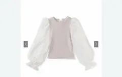 新品タグ付 GRLグレイル トップス リボン 大人可愛い清楚 上品華やかガーリー