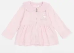 メゾピアノ　ウサギマスコットつきうさ耳ジップパーカ　100cm