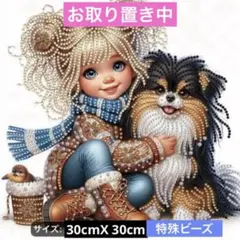 ☆専用☆ダイヤモンドアート 特殊ビーズ 元気ハツラツガール キット