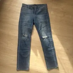 ユニクロ　ハイライズシガレットジーンズ　丈標準70センチ