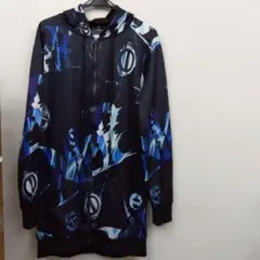 NieR CLOTHING フード付きパーカー 黒・青