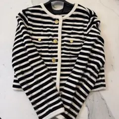 SNIDEL ストライプカーディガン