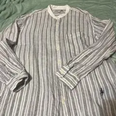 UNIQLO JWA プレミアムリネンオーバーサイズスタンドカラーシャツ　白S