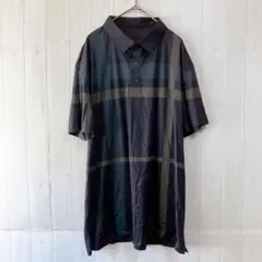 半袖Ｔシャツ　ブラック　ＸＸＬ　大きいサイズ　ストレッチ　極薄　チェック
