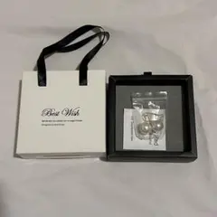 ❣️未使用❣️スターリングシルバーピアス　パール　ゴールド　箱付き　フォーマル