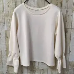 新品　yuki LUNACION キャンディスリーブ　 LL アイボリー