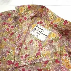 美品 フランク&アイリーン バリー リネンシャツ チェック 希少S ピンク