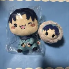 フリューくじ　桜もちぴこの段　ぬいぐるみ　きり丸　桜餅マスコット　きり丸