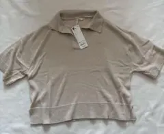 【新品】ジーユーGU スキッパーポロセーター　XS