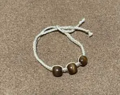 ハンドメイド作品 ヘンププレスレッド