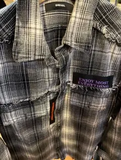 DIESEL チェック柄 長袖シャツ