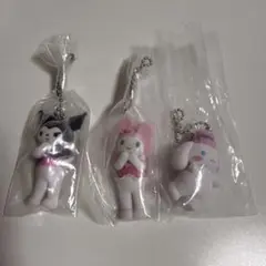 サンリオキャラクターズ ミニチュアチャーム　ライブキャラクター 3点おまとめ売り