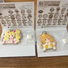 プリキュア クッキーチャームコット　キュアピーチ　キュアパイン