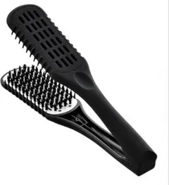 天然豚毛 ツインブラシストレートブラシヘアブラシ 【収納用ベルト付き】