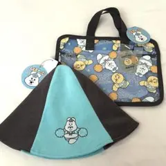 アベイル んぽちゃむ サウナハット スパバッグ セット