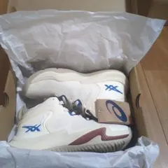 asics バスケットボールシューズ ホワイト/ブルー/ブラウン