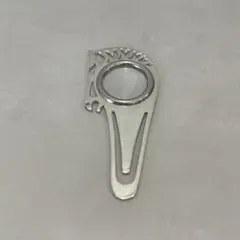 エルメストロンボーン シラージュ メタル マネークリップ シルバー