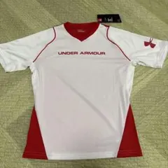 UNDER ARMOUR Tシャツ ホワイト レッド YLGのサムネイル