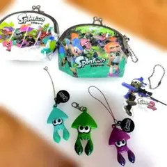 Splatoon 財布とイカ型ストラップセット