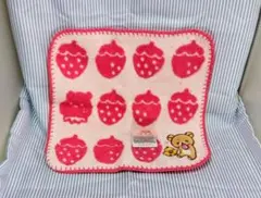 再々値下げ中【おまけ付き】リラックマのミニタオル コリラックマのいちごないちにち