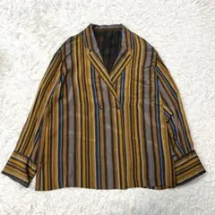 ビューティーアンドユース◆ 19SS/オルタナティブストライプシャツジャケット